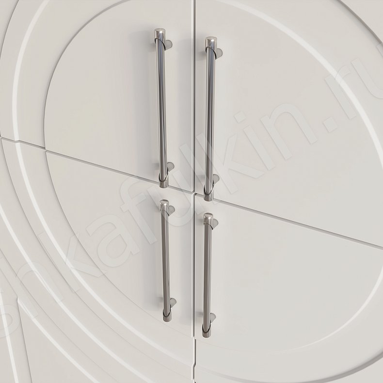 Прихожая Линдор Белый Коричневый Светлые Неоклассика 2х створчатые Прихожая Для вещей 8