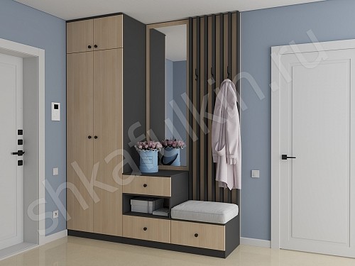 Изображение цвета Прихожая Милли  Минимализм 2х створчатые Прихожая 