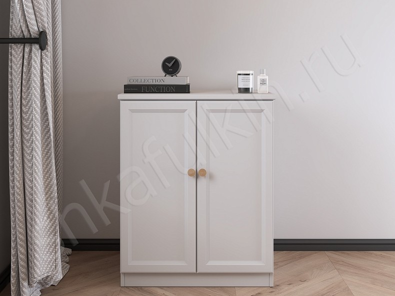 Тумба Виктория Светлые Золото Белый Классика 2х створчатые Спальня 