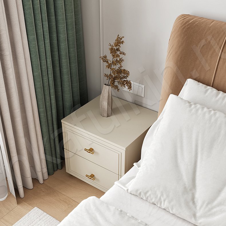 Изображение Мебель в спальню Эллада Светлые Коричневый Неоклассика  Спальня Для вещей Для белья 5