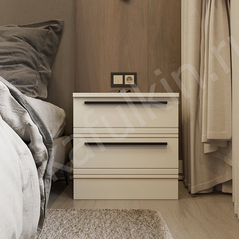 Изображение Гарнитур Янсен Белый Светлые Минимализм 3х створчатые Спальня Для вещей 6