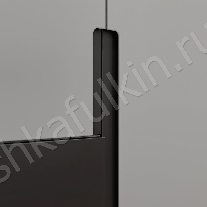 Прихожая Амиго Черный Светлые Серый Минимализм 4х створчатые Прихожая Для вещей 5