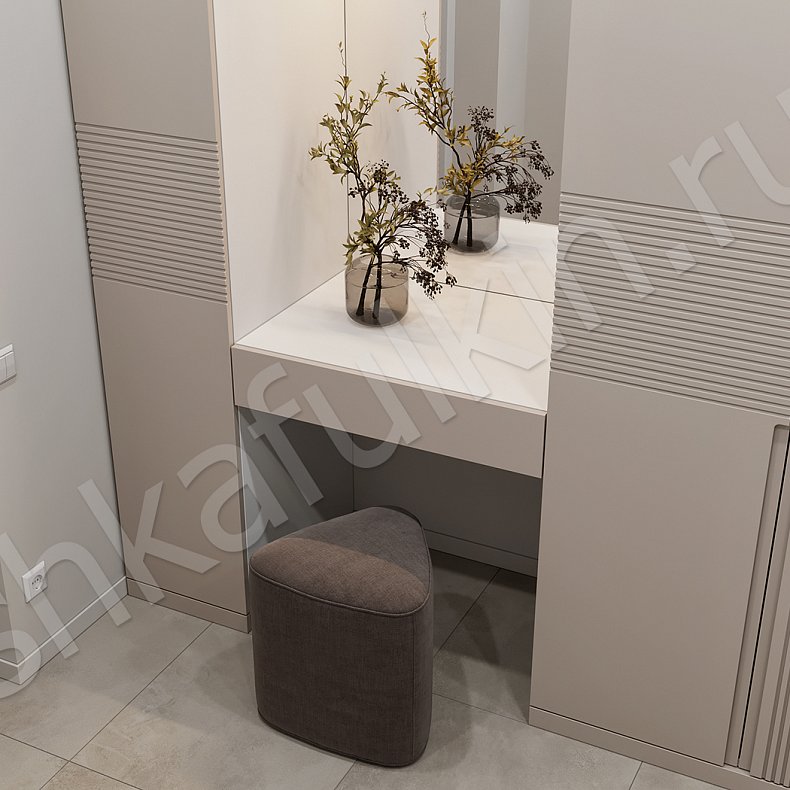 Прихожая Лонгер Коричневый Светлые Минимализм 5и створчатые Прихожая Для вещей 6