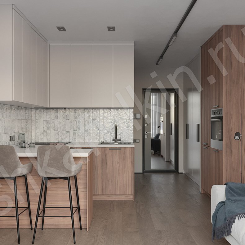 Мурано ЖК Ола-Апарт 29 м² Кухня