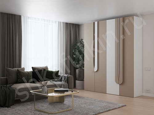 Изображение цвета Шкаф Тигго  Современный 4х створчатые Гостиная 