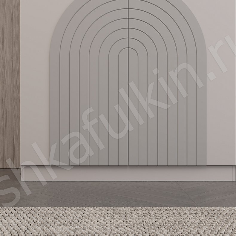 Шкаф Манчестер Светлые Современный 4х створчатые Спальня Для вещей 4