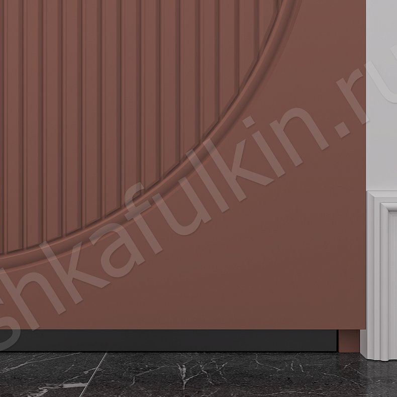 Изображение Прихожая Скаволлини Черный Цветной Красный Темные Неоклассика 4х створчатые Прихожая Для вещей 6