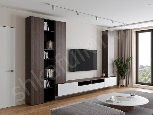 Изображение цвета Стенка Вуди  Скандинавский   Под ТВ