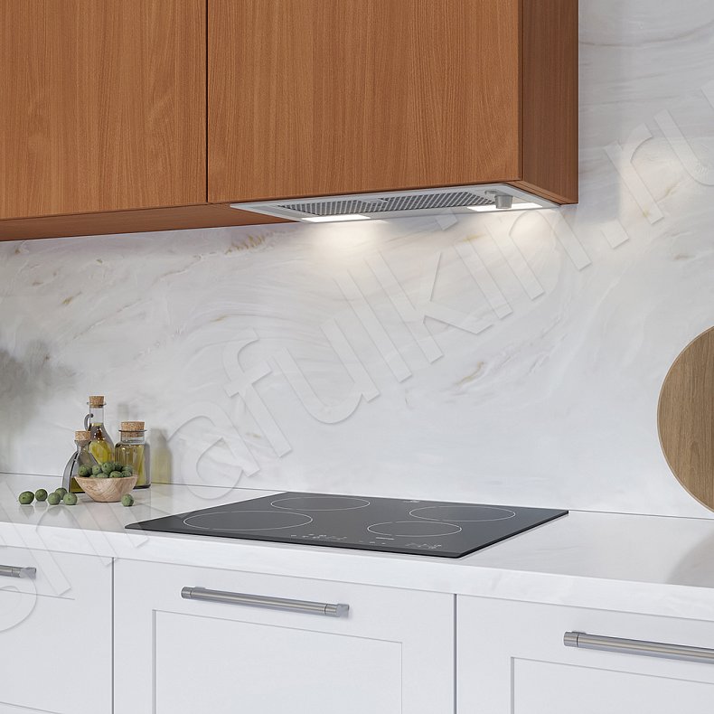 Изображение Кухня Аркобалена Светлые Белый Цветной Древесный Неоклассика Для декора Для посуды 6