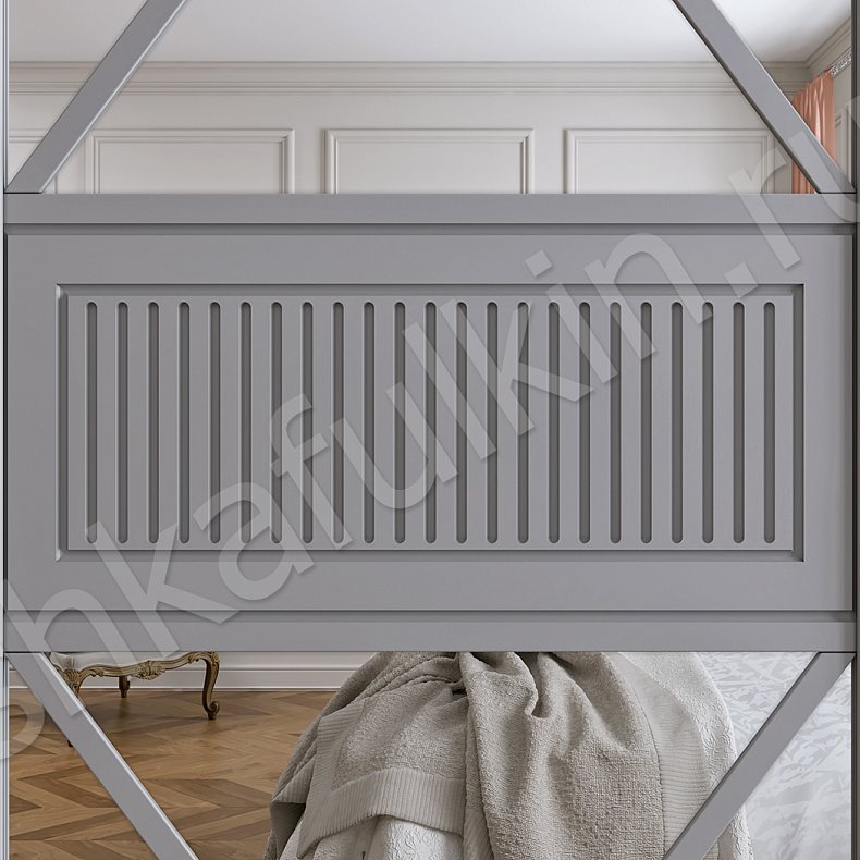 Изображение Шкаф-купе Версаль  Классика 3х створчатые Спальня Для вещей 8