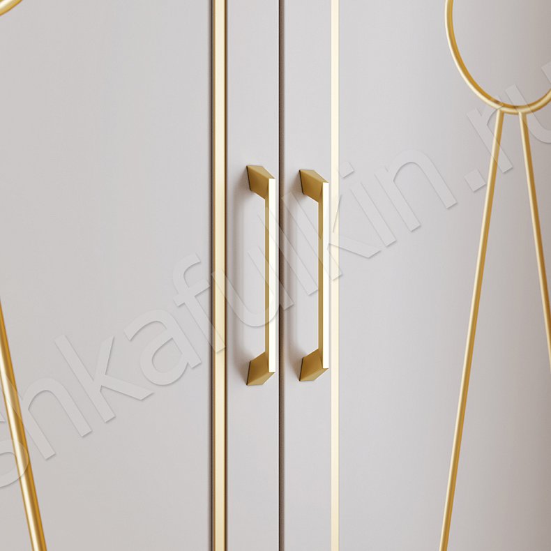 Изображение Гарнитур Герцогиня Светлые Золото Коричневый Классика 4х створчатые Спальня Для вещей 5