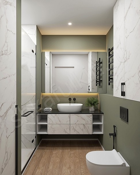 Мебель в ванную Каррара