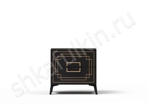 Изображение цвета Тумба Метрополитан Черный Белый Серый Светлые Зеленый Золото Неоклассика 2х створчатые Спальня Для декора