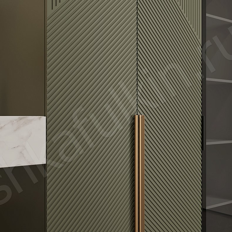 Прихожая с консолью Нотариус Черный Цветной Темные Зеленый Современный 5и створчатые Прихожая Для вещей 8