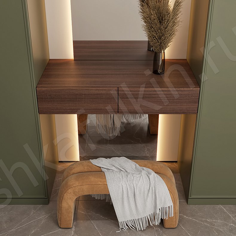 Изображение Прихожая Минор Темные Зеленый Неоклассика 4х створчатые Прихожая Для вещей 4