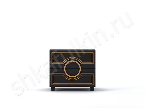 Тумба прикроватная София Серый Белый Черный Коричневый Светлые Темные Зеленый Золото Классика 2х створчатые Спальня Для декора