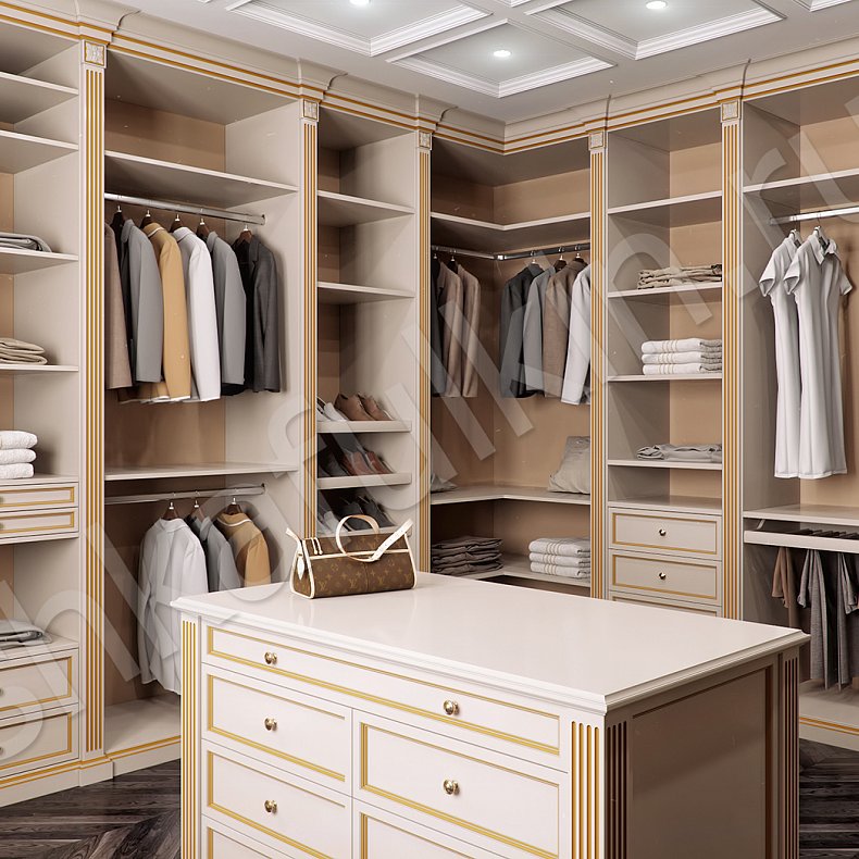 Изображение Гардеробная Вивальди Белый Классика  Гардеробная  2