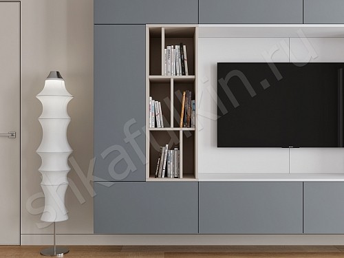 Изображение цвета Стенка Нельсон  Минимализм  Гостиная 