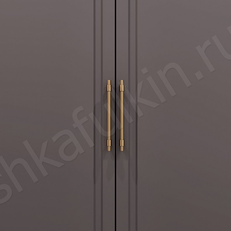 Прихожая Брикелл Белый Светлые Серый Неоклассика 3х створчатые Прихожая Для вещей 7