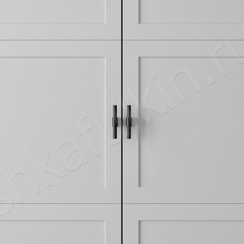 Шкаф Дримнэс Белый Неоклассика 2х створчатые Гостиная Для вещей 2