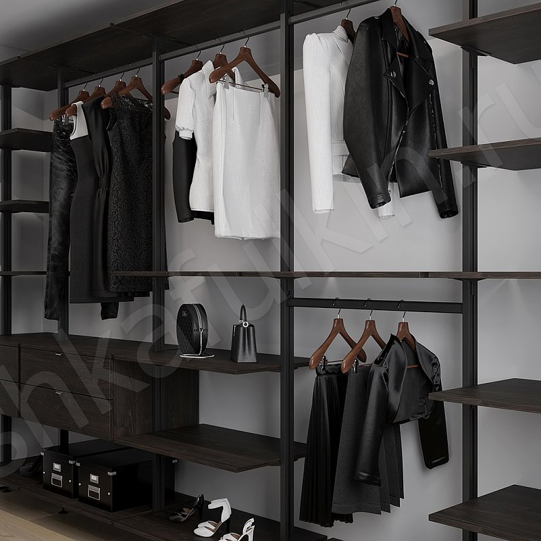 Гардеробная Эдмондс  Современный  Гардеробная  2