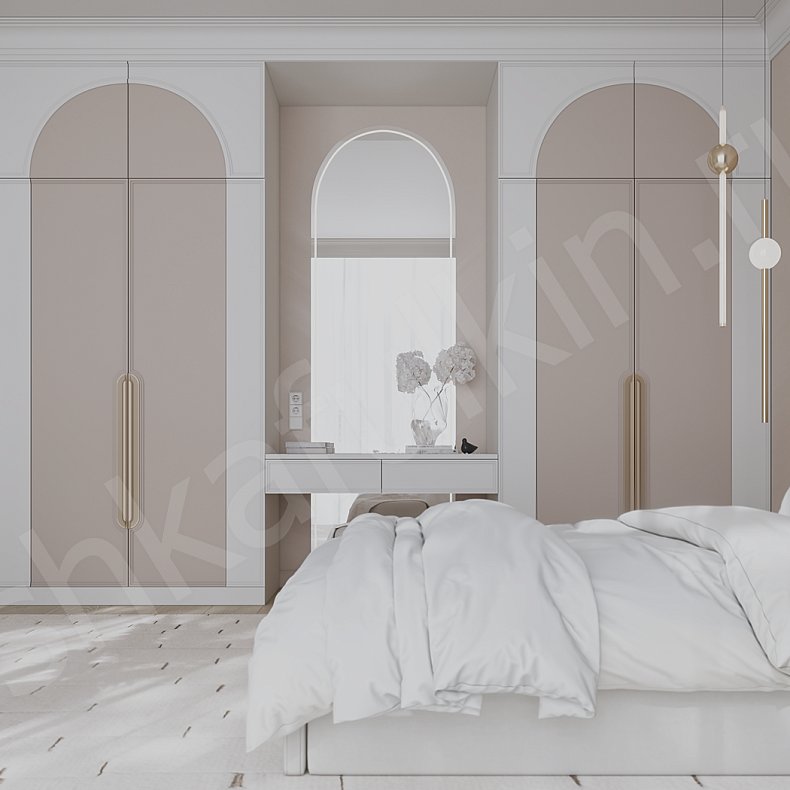 Гарнитур Харитон Светлые Современный 4х створчатые Спальня Для вещей 1