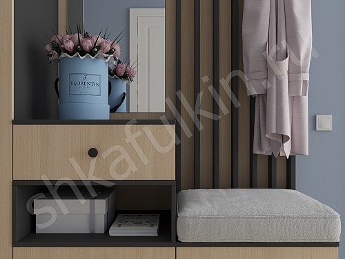 Изображение цвета Прихожая Милли  Минимализм 2х створчатые Прихожая 