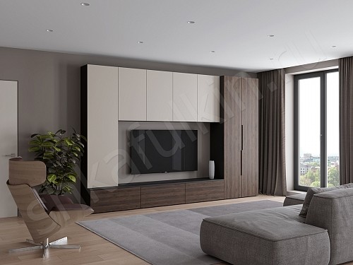 Изображение цвета Стенка Соло  Минимализм  Гостиная 