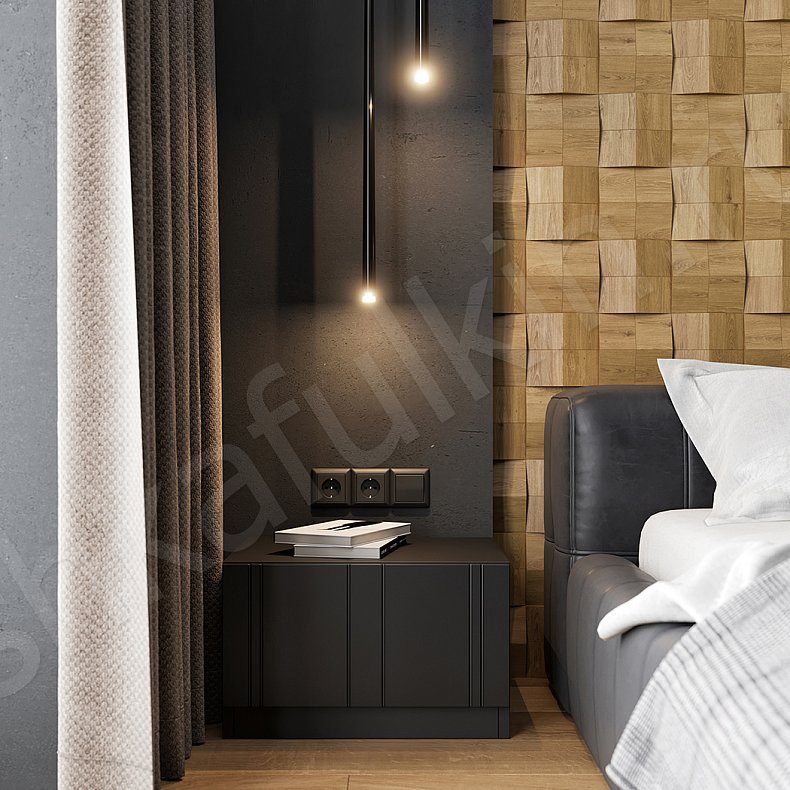 Гарнитур Тиммер Белый Черный Светлые Темные Хай-тек 4х створчатые Спальня Для вещей 7