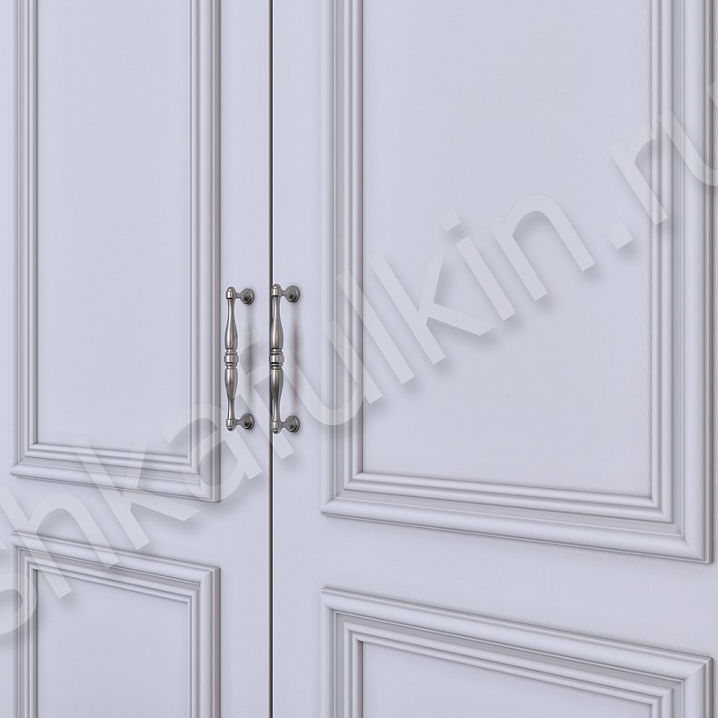 Изображение Шкаф Антуанетта Белый Светлые Классика 6и створчатые Спальня Для вещей 8