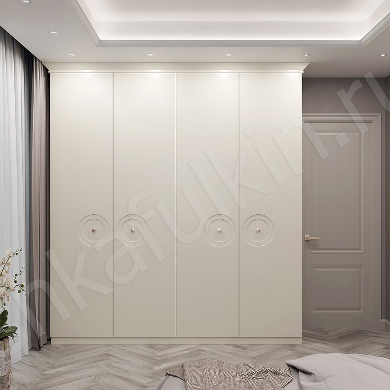 Гарнитур Камелия Белый Светлые Классика 4х створчатые Спальня Для белья Для вещей 1