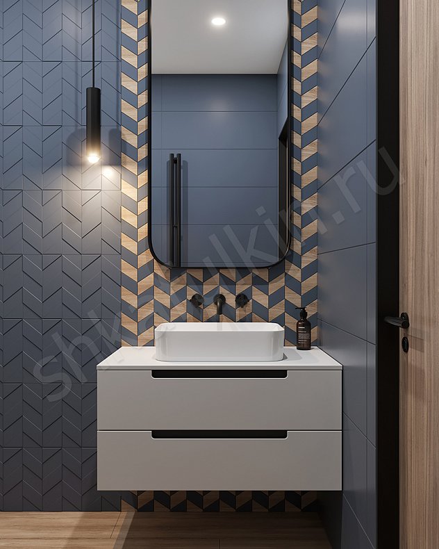 Мебель в ванную Шарлтон Светлые Белый Минимализм   Для вещей 4