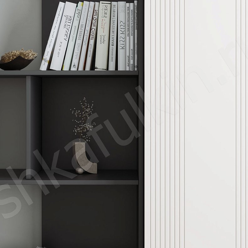 Стеллаж Дзен Ола  Современный 2х створчатые Спальня Для вещей 3