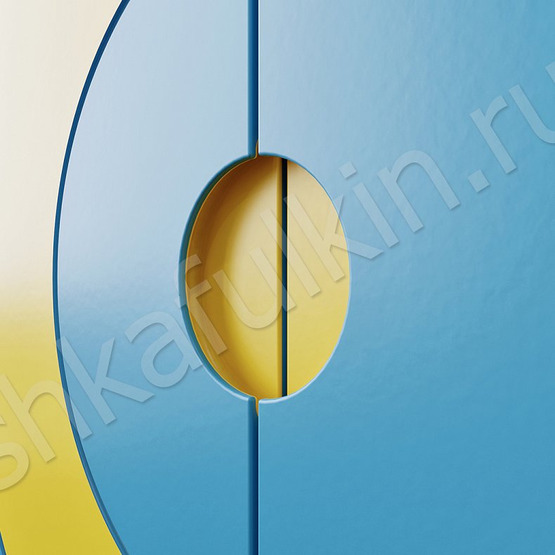 Изображение Детская Николь Цветной Светлые Современный 4х створчатые Детская Для книг Для вещей 10