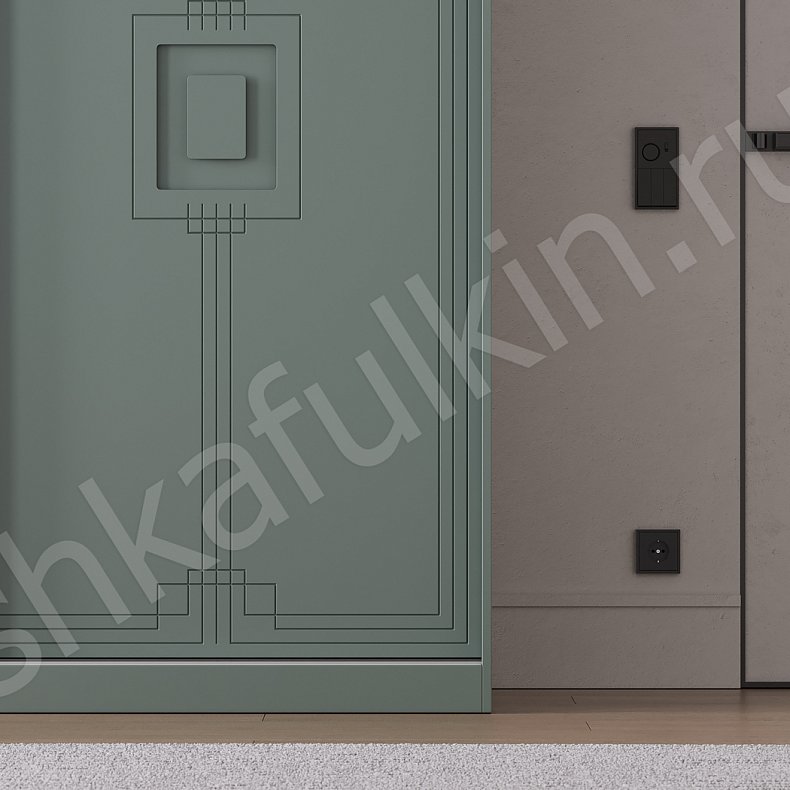 Шкаф-купе Метрополитан  Неоклассика 3х створчатые Гостиная Для вещей 8