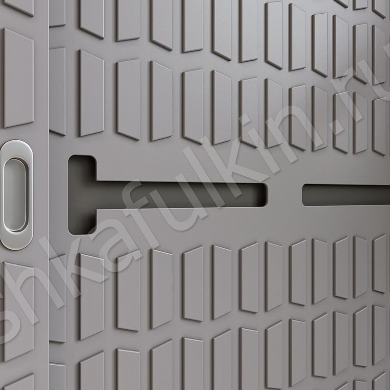 Изображение Шкаф-купе Пирелли Светлые Серый Современный 4х створчатые Гостиная Для вещей 4