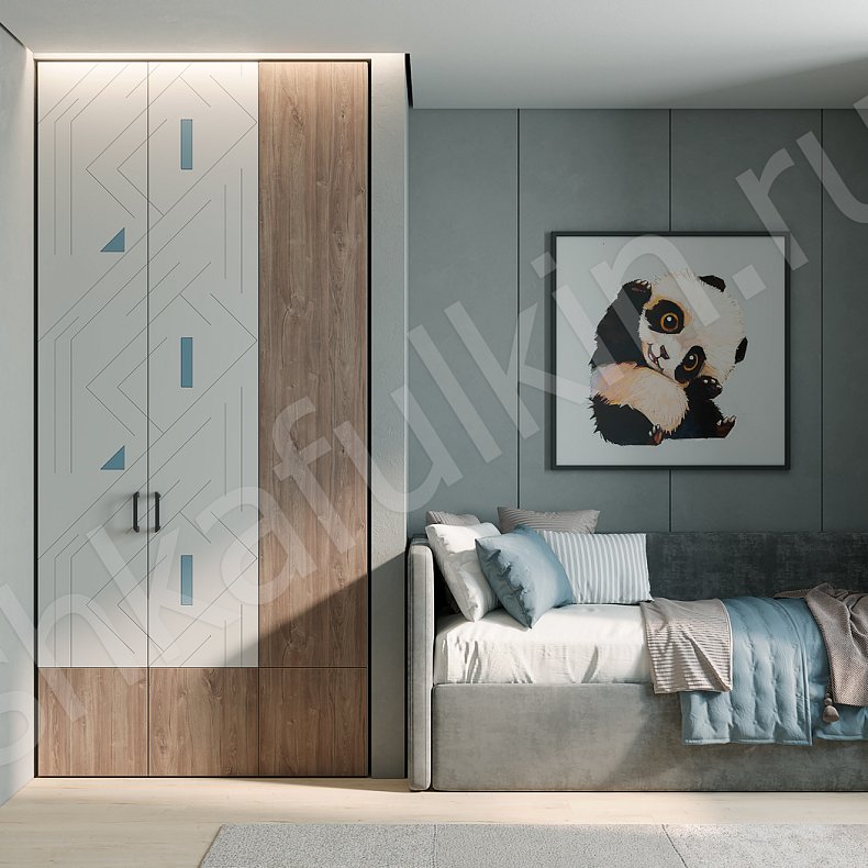 Шкаф Гвидо  Современный 3х створчатые Детская Для вещей