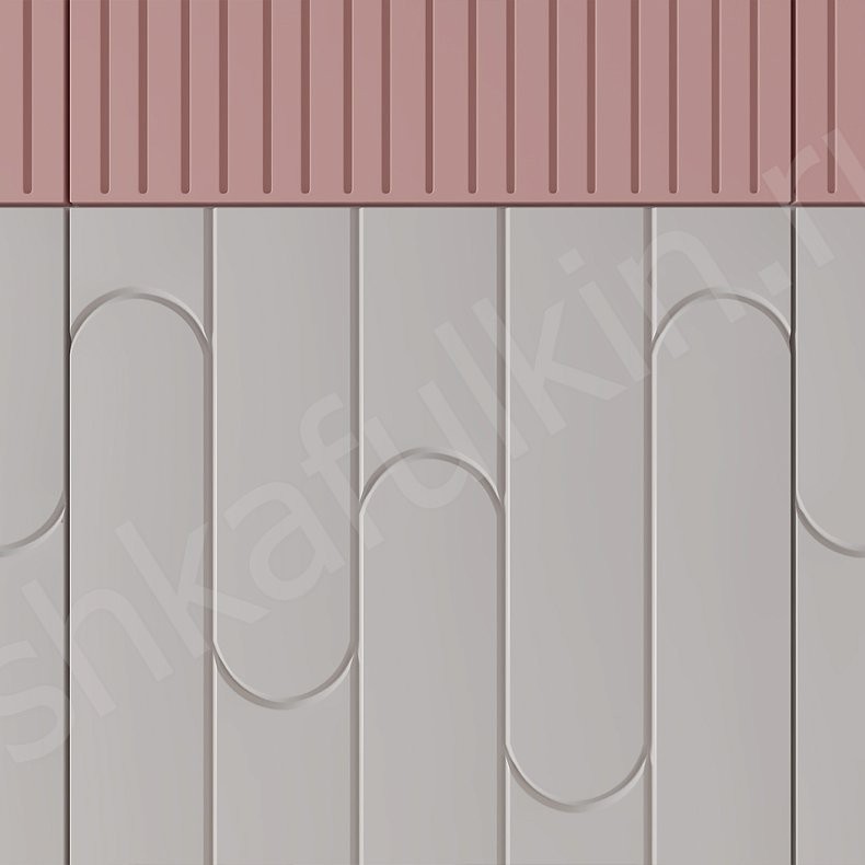 Изображение Кухня Мулберри Светлые Розовый Цветной Белый Современный Для посуды 4