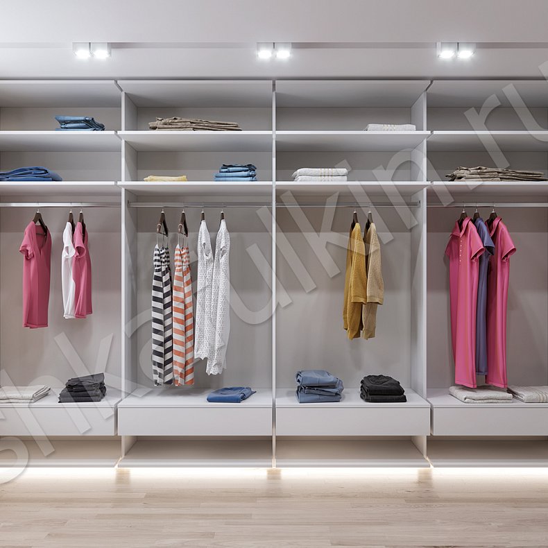 Изображение Гардеробная Пронто Белый Минимализм  Гардеробная  2