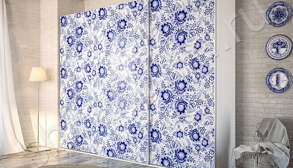 Корпусный шкаф-купе Гжель