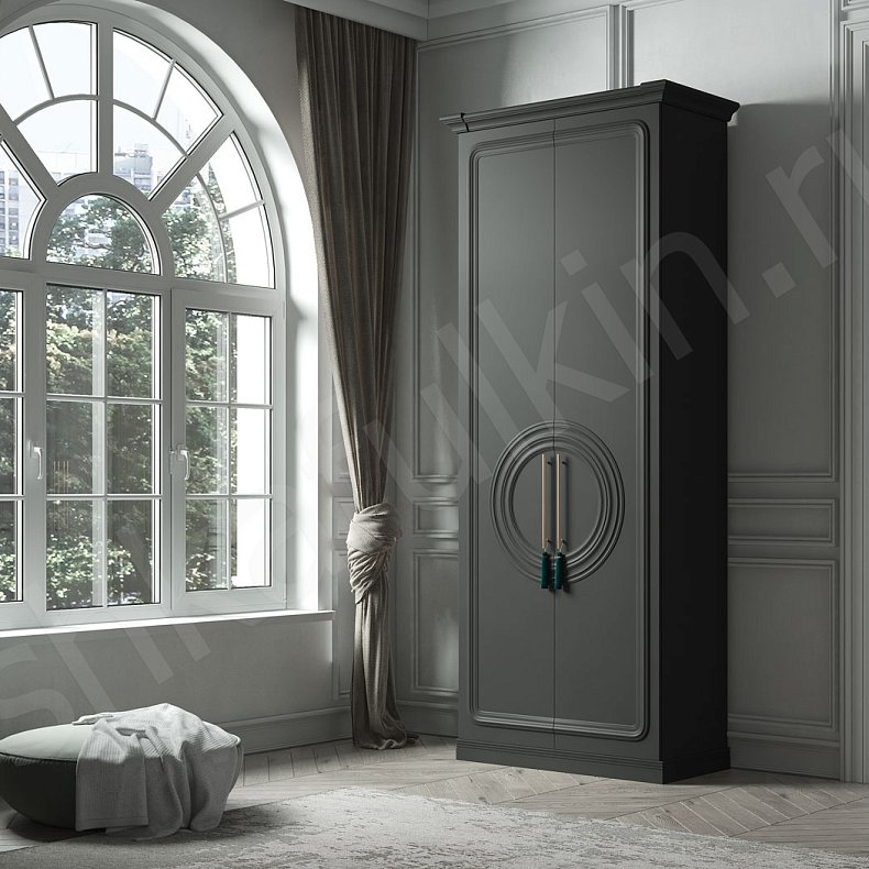 Шкаф Санмарино  Неоклассика 2х створчатые Гостиная Для вещей 9