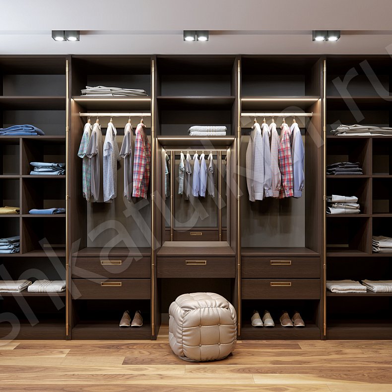 Гардеробная Монреаль Древесный   Гардеробная  4