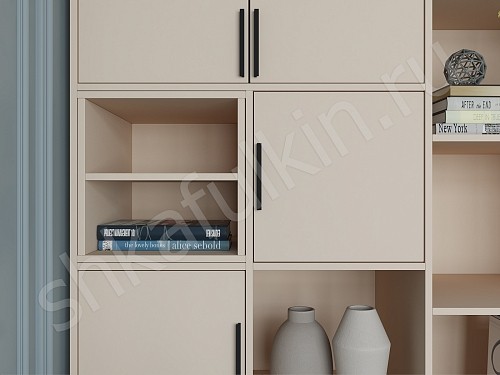 Изображение цвета Шкаф Бесто Белый Минимализм   Для книг
