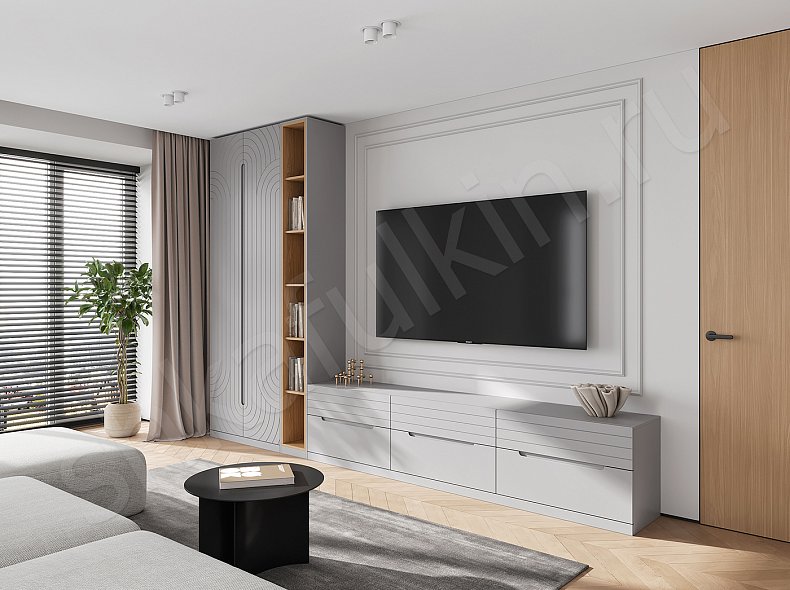 Стенка со стеллажом Паттерн