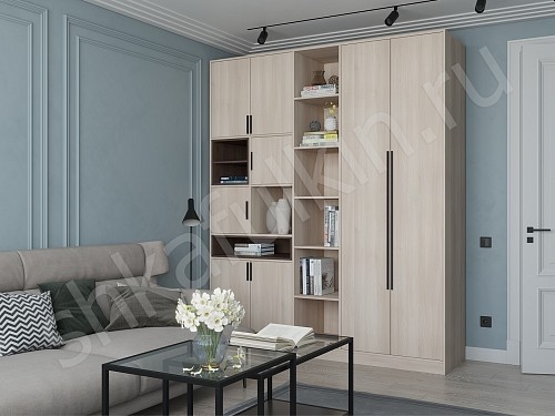 Изображение цвета Шкаф Бесто Белый Минимализм   Для книг