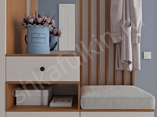 Изображение цвета Прихожая Милли  Минимализм 2х створчатые Прихожая 