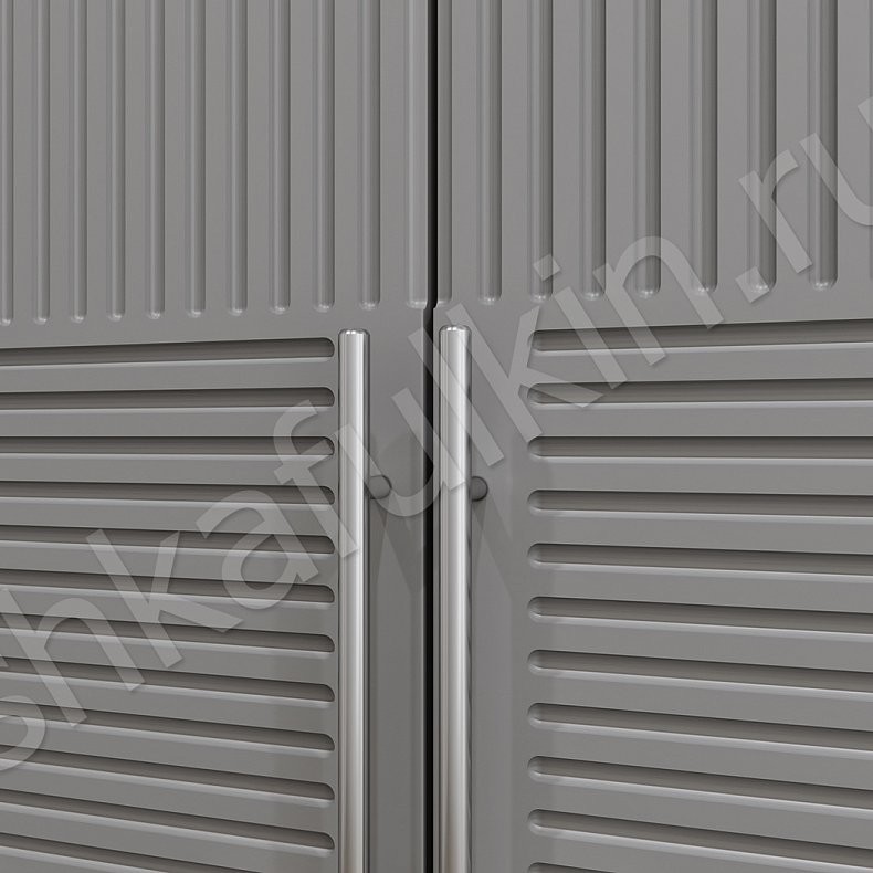 Изображение Прихожая Шондер Светлые Серый Хай-тек 4х створчатые Прихожая Для вещей 4