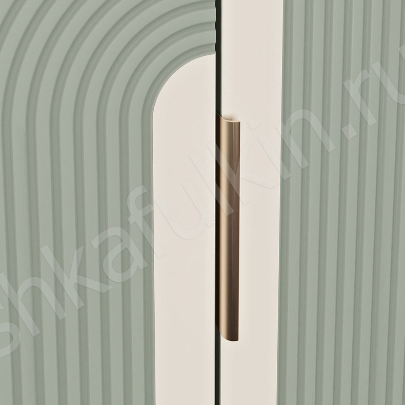 Шкаф Зингер Белый Цветной Светлые Зеленый Современный 6и створчатые Спальня Для вещей 10