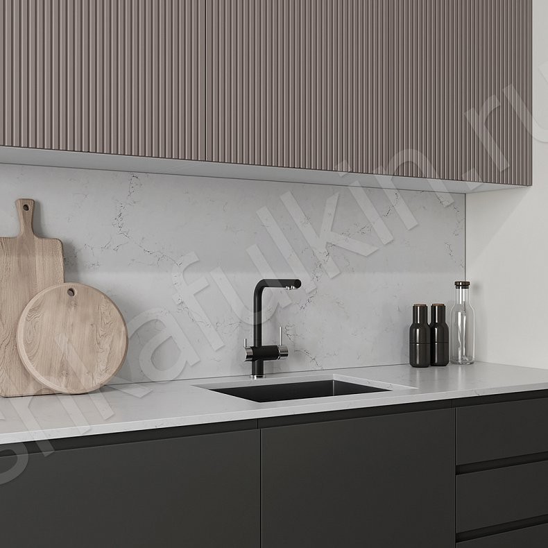 Кухня Тандино Темные Коричневый Черный Современный   Для посуды 4