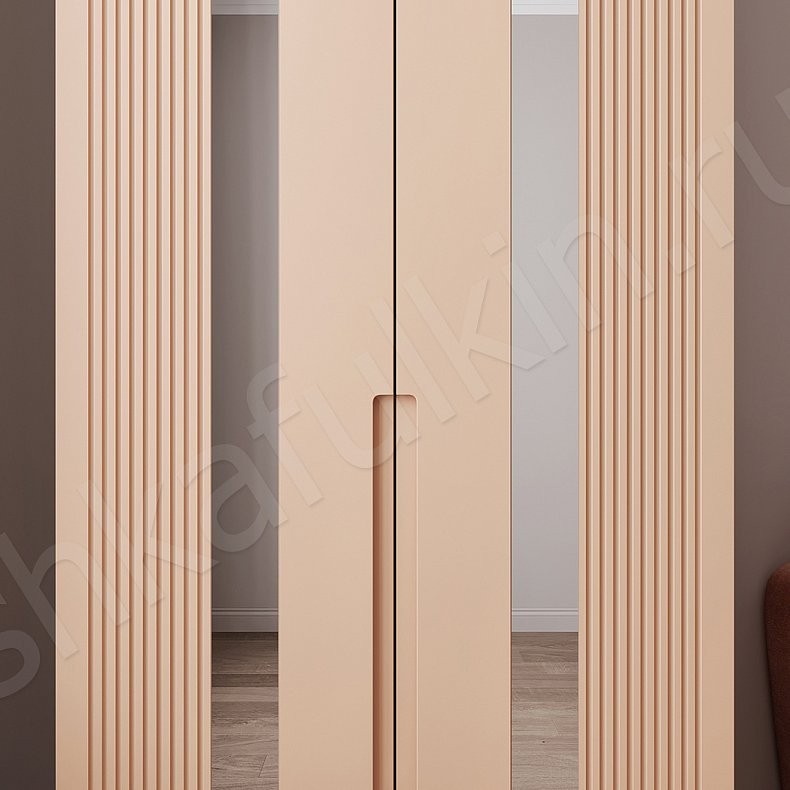 Шкаф 2 двери Альгеро Цветной Красный Светлые Модерн 2х створчатые Гостиная Для вещей 2